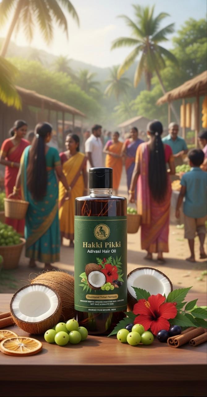 Adivasi Hakki Pikki Herbal Hair Oil