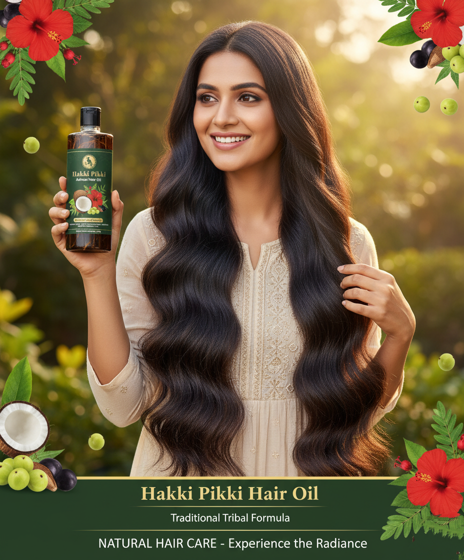 Adivasi Hakki Pikki Herbal Hair Oil