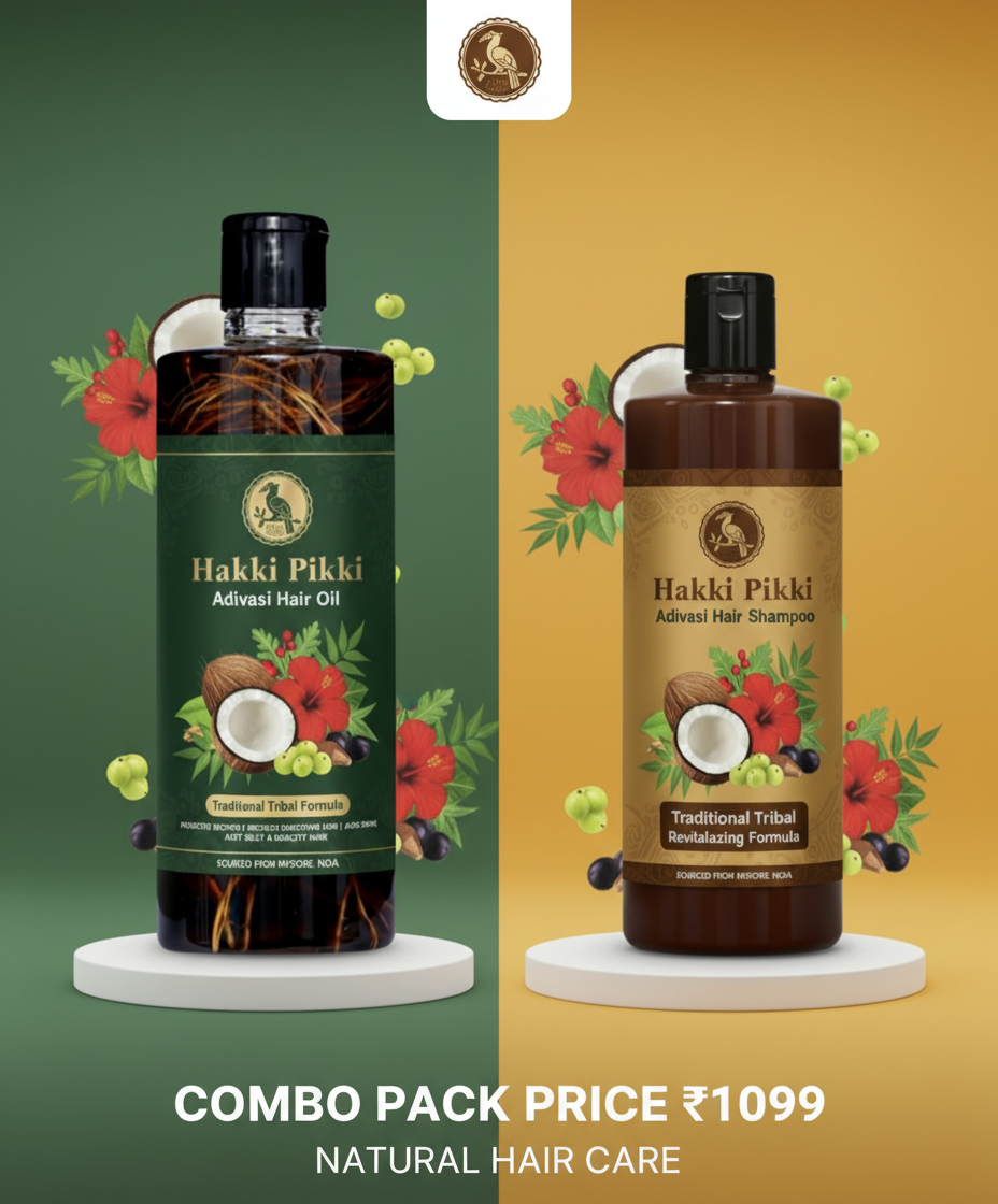 Adivasi Hakki Pikki Herbal Hair Oil