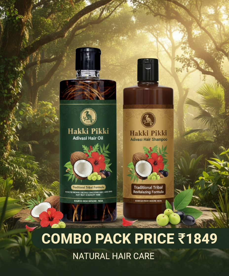 Adivasi Hakki Pikki Herbal Hair Oil