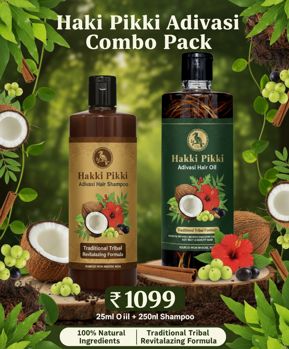 Adivasi Hakki Pikki Herbal Hair Oil