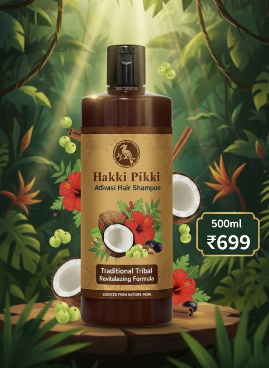 Adivasi Hakki Pikki Herbal Hair Oil