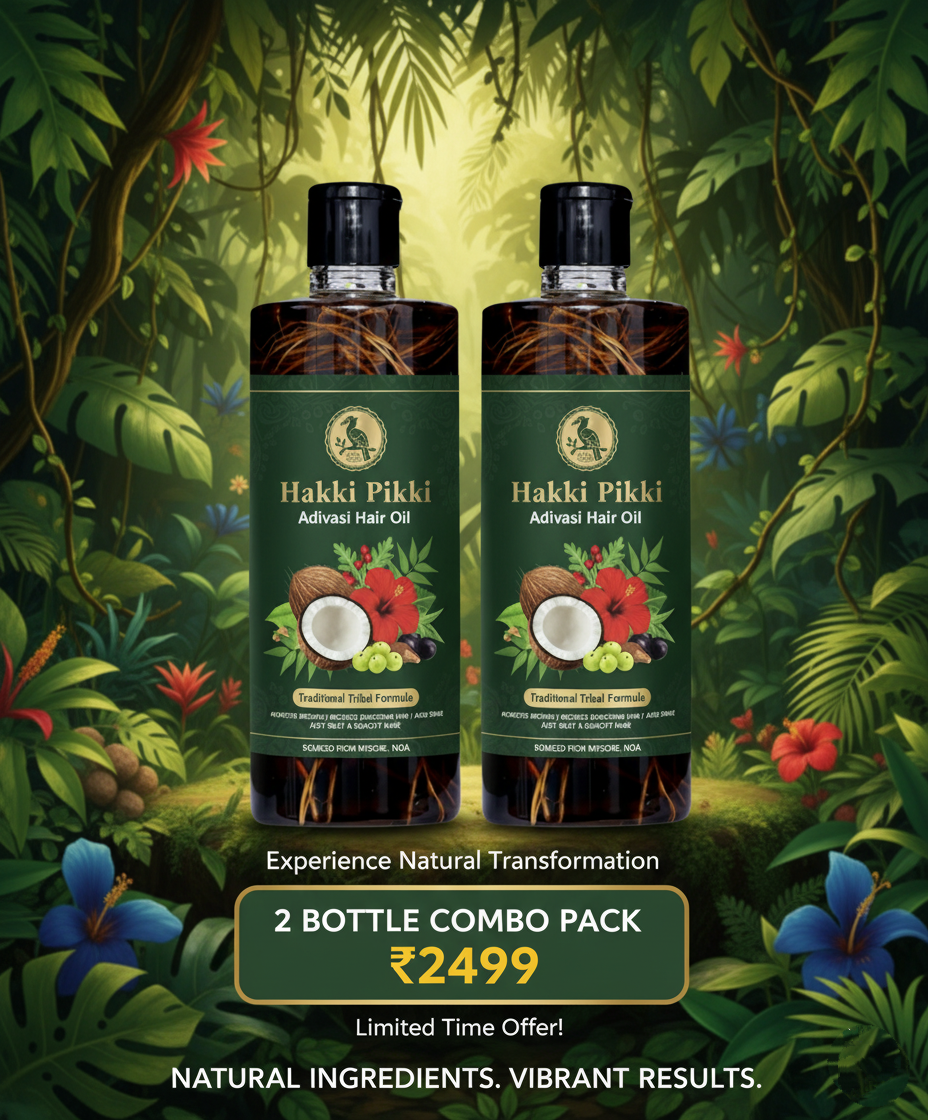 Adivasi Hakki Pikki Herbal Hair Oil