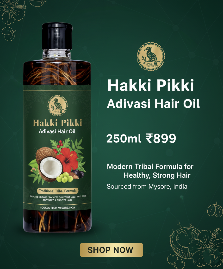 Adivasi Hakki Pikki Herbal Hair Oil