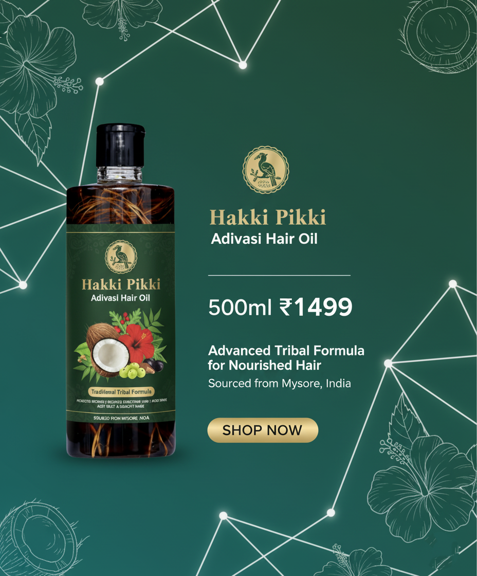 Adivasi Hakki Pikki Herbal Hair Oil