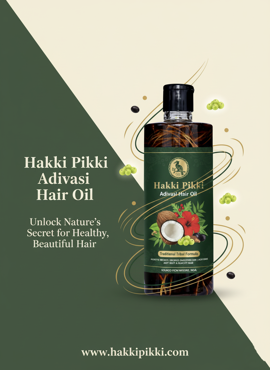 Adivasi Hakki Pikki Herbal Hair Oil