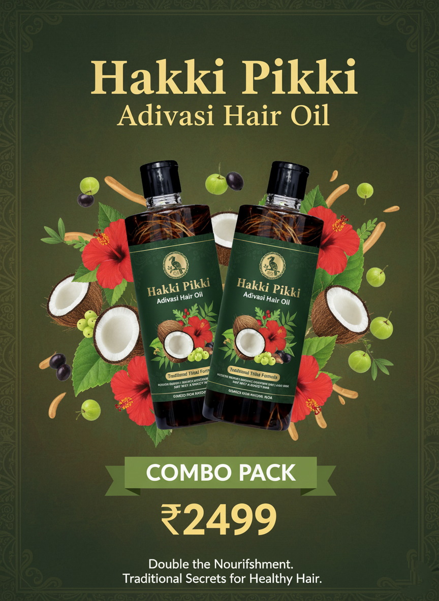 Adivasi Hakki Pikki Herbal Hair Oil